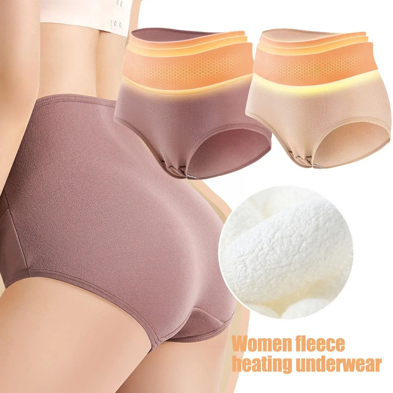 

1 шт., женские хлопковые трусы-боксеры с флисовой подкладкой