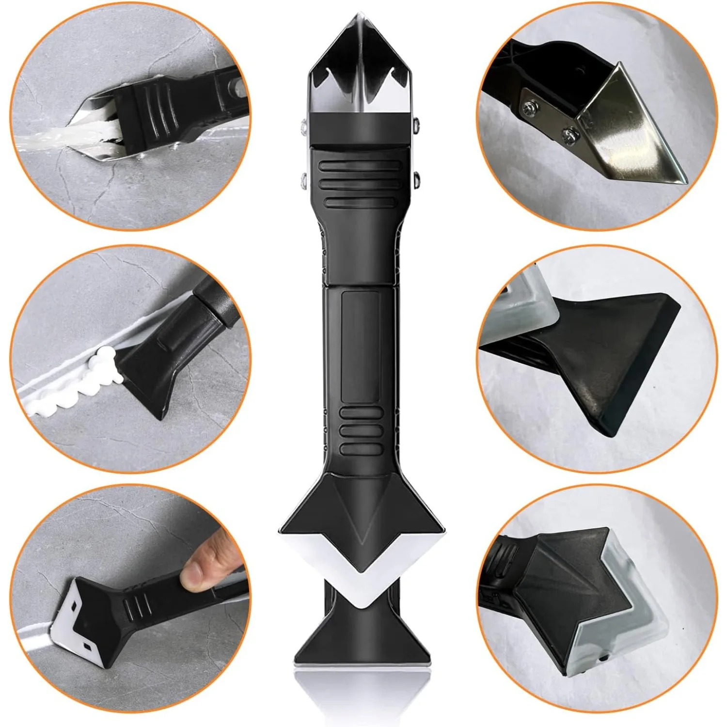 Многофункциональный Инструмент Для Удаления Силикона 3-в-1 Скребок Затирки