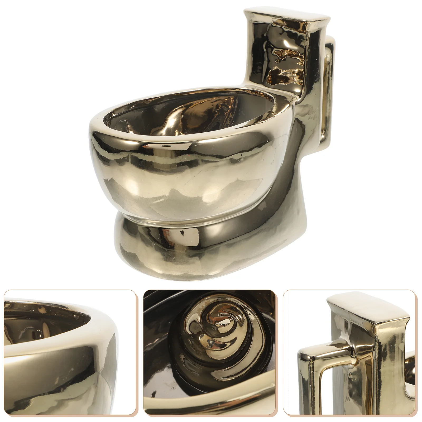 Туалетная чашка универсальная вода забавный подарок со скрытым какашками