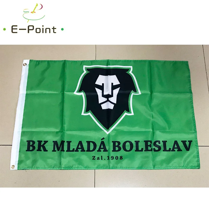 Чехия BK Mladá Болесславский флаг 3 фута * 5 футов (90*150 см) Размер Рождественские