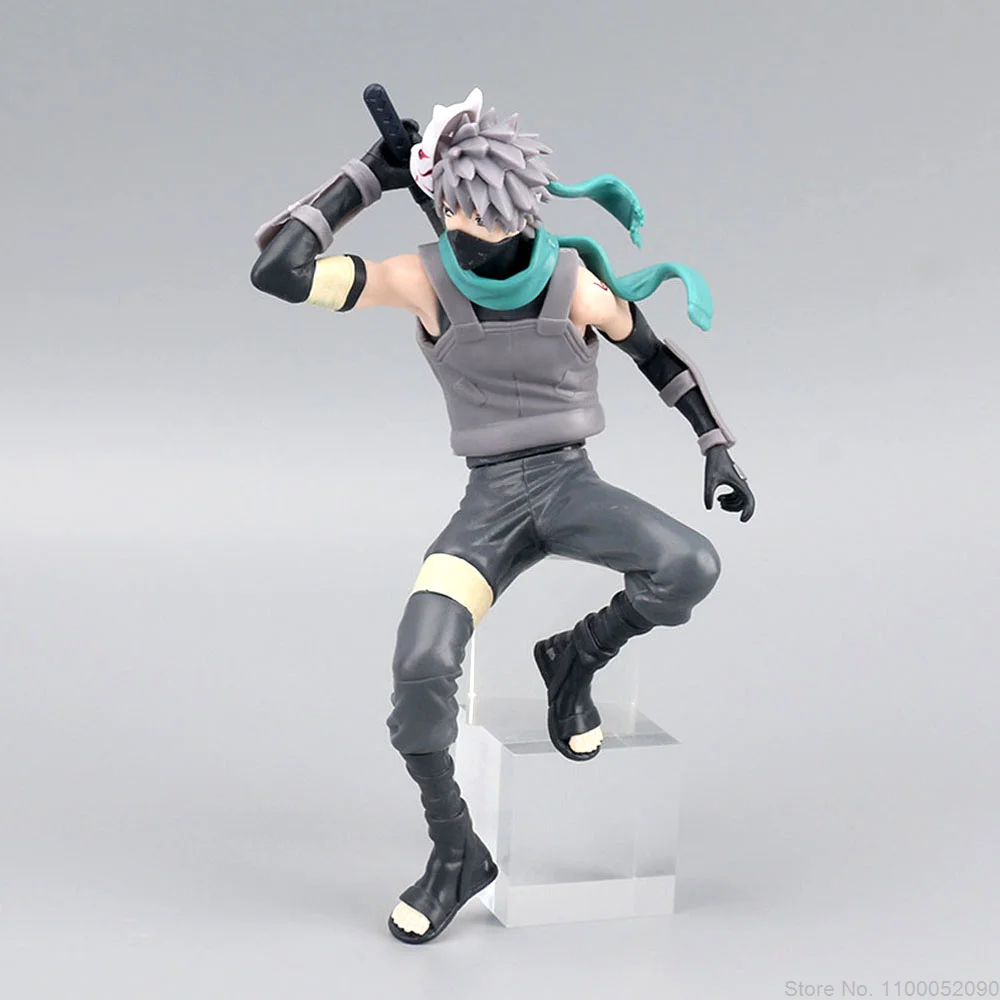 

19cm Anime Naruto Figure Hatake Kakashi PVC Model Doll Action Figure Cartoon Cool Kids Toy Birthday Gifts