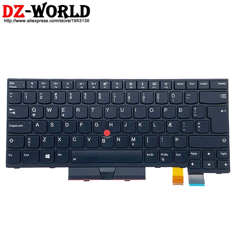 

Новая Оригинальная клавиатура с исландской подсветкой IC для ноутбука Lenovo Thinkpad T470 A475 T480 A485 01AX585 01AX544 01AX503 01HX475