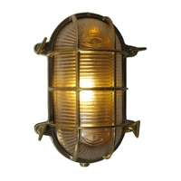 large led bulkheads oval halfmoon eyelid circular marine nautical wallpack solid brass glass bulkhead
