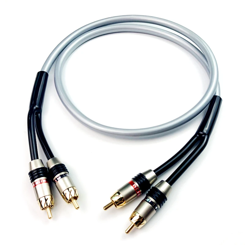 Liton Audio Signal Cable Gold Plated RCA Plug Pure Copper Shield HiFi Line | & Video Cables