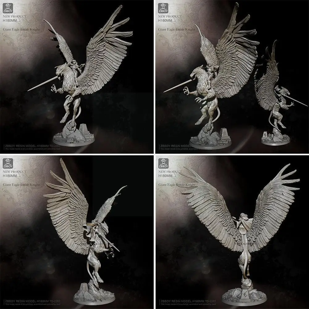 

180mm Warhawk Female Knight Resin Soldier Z9n8