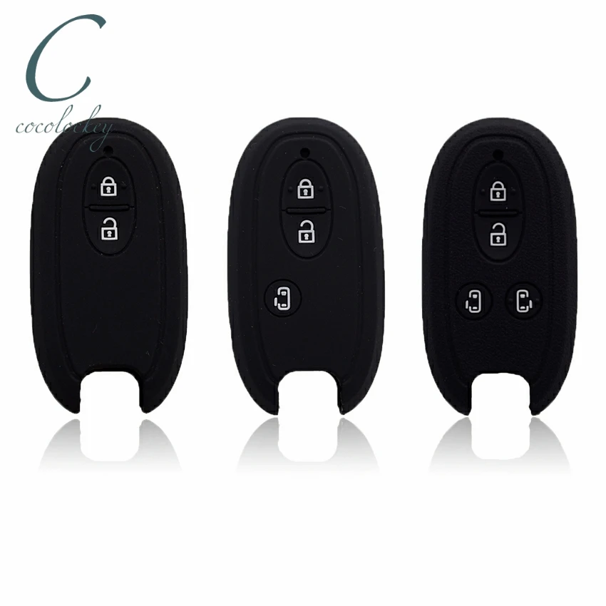 

Cocolockey Key Fob Car Key Case for Suzuki Alto Hasla 1 - Lapin Wagon R Remote Key Silica Gel Car Interior Accessories 2 3 4B