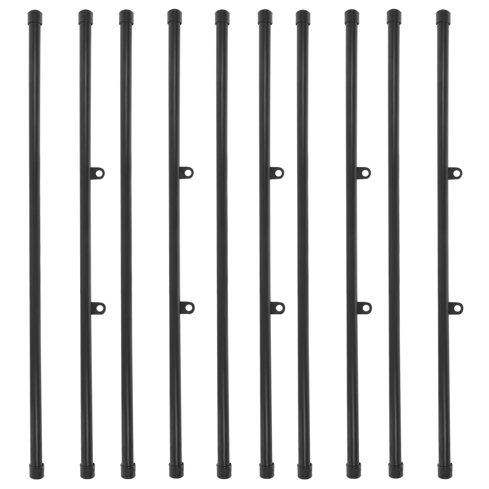 malować wieszaki na ubrania klipsy do plakatów wiszący zwój kołek ścienny czarny pręt okrągły