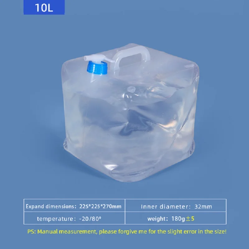 Высококачественные Складные ведра для воды 10 л 20 с крышкой и краном