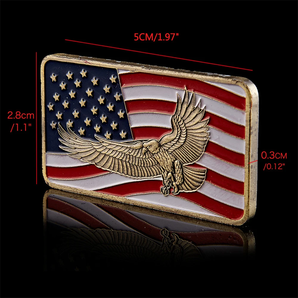 США Огайо Патриот Гвардия стоя с монетами Honor Dignity и Respect Souvenir Challenge Bar