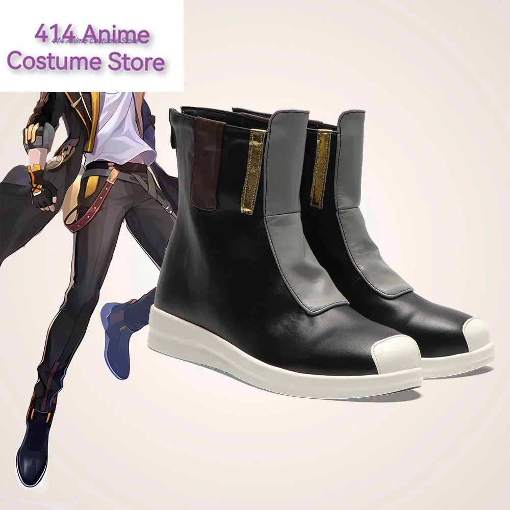 Новые игровые ботинки для косплея Honkai Star Rail Trailblazer Caelus Shoes Halloween Aksesori Dibuat Sesuai Pesanan