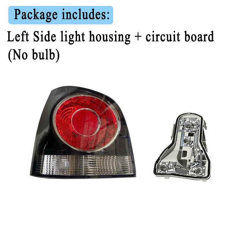 

Для Volkswagen VW POLO 9N 9N3 хэтчбек 2005-2010 задний фонарь задний фонарь задний фонарь монтажная плата (без лампы) 6Q 6945095 AB 6Q 6945096 АБ