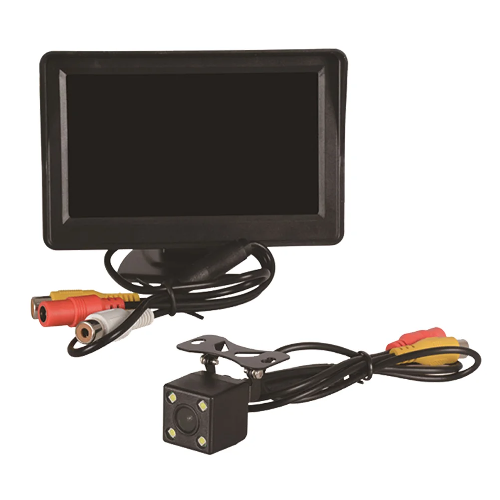 

1PC Vehicle Camera Easy to Install Wide Angle Rotatable TFT LCD for Automobile Car