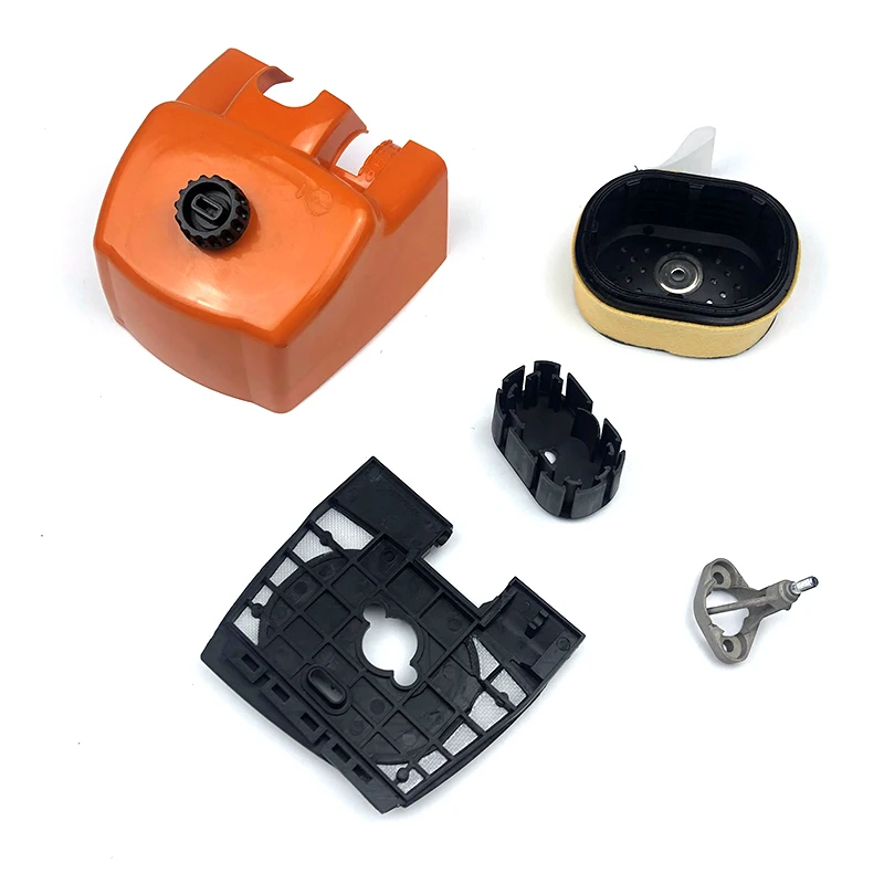 

5PCS/Set Air Filter Cover Baffle Base Plate Flange Fit for Stihl MS650 066 MS660 Chainsaws
