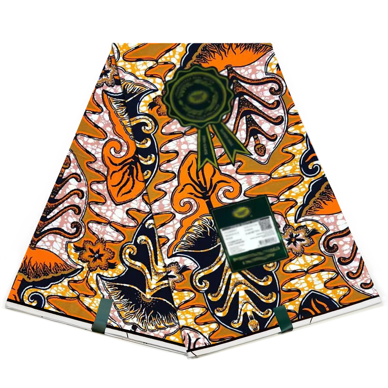 Оригинальная супер ткань Анкара 100% хлопок африканская восковая с блочным