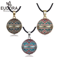 eudora 20mm vintage mexican bola harmony chime ball angel caller pregnancy pendant necklace for women fashion jewelry n14nb319