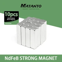 102030pcs 25x5x5 mm block powerful n35 magnet 25mmx5mm sheet permanent magnets 25x5x5mm neodymium magnetic super strong 2555