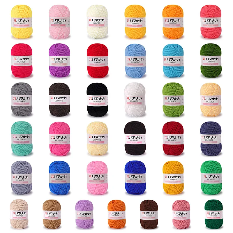 

Hand Knitting Yarn for Baby Wool Milk Soft Cotton Velvet Crochet Thread, DIY, Sweater, Scarf, Hat, Free Shipping, 500 grams/Lot
