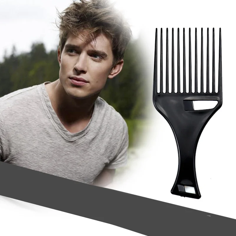 

Plastic High Low Gear Comb Hair Accessories Hairdressing Styling Tool High Quality 1Pc Hair Comb Insert Afro Hair Pick Fork Comb