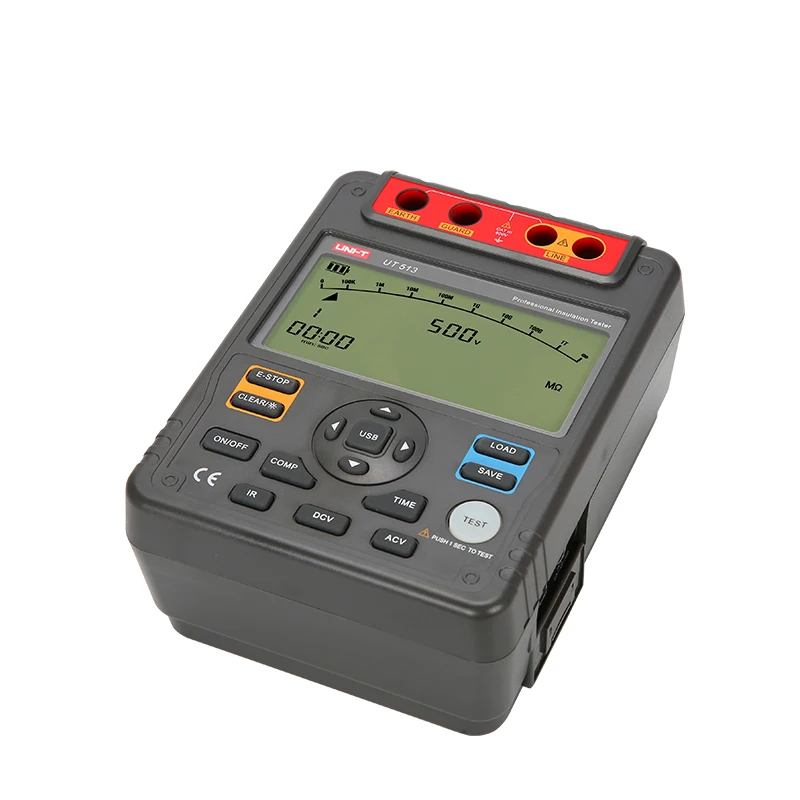 Фото UNI-T UT513 AC DC USB тестер сопротивления изоляции PI DAR измерительный параметр анализа записи цифровой только 1000G1.8ma №4