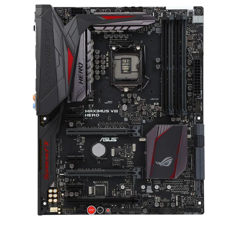 Б/у материнская плата Asus ROG MAXIMUS VIII HERO LGA1151 DDR4 M.2 SATA 6 Гб/с USB 3,1 Type A Type C Intel Z170 ATX