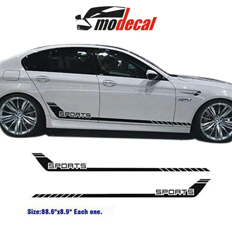 

Car Sport Stripes sticker | Car stripes, Car sticker