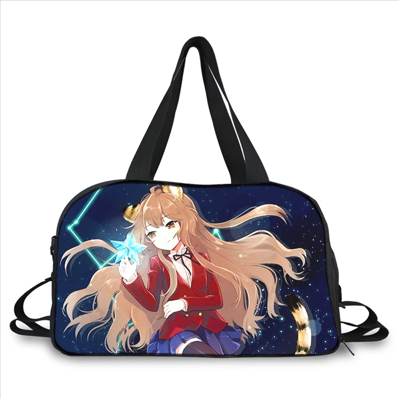 Anime Toradora Aisaka Taiga 3D printing fashion trend portable large capacity multi function messenger bag travel bag