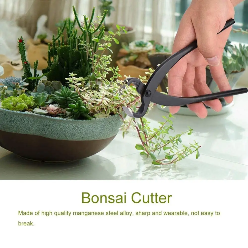 

Steel Alloy Bonsai Knob Cutter + Ergonomic Handle Concave Edge Cutter Root Cutting Pliers Ball Shear Scissors Garden Bonsai Tool