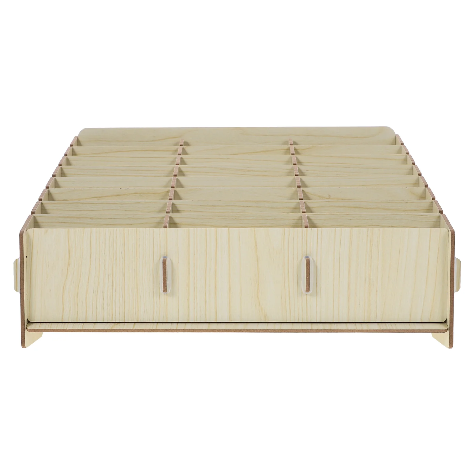 

Desktop Storage Box Multi-grids Holder Holder Organizer for Desk