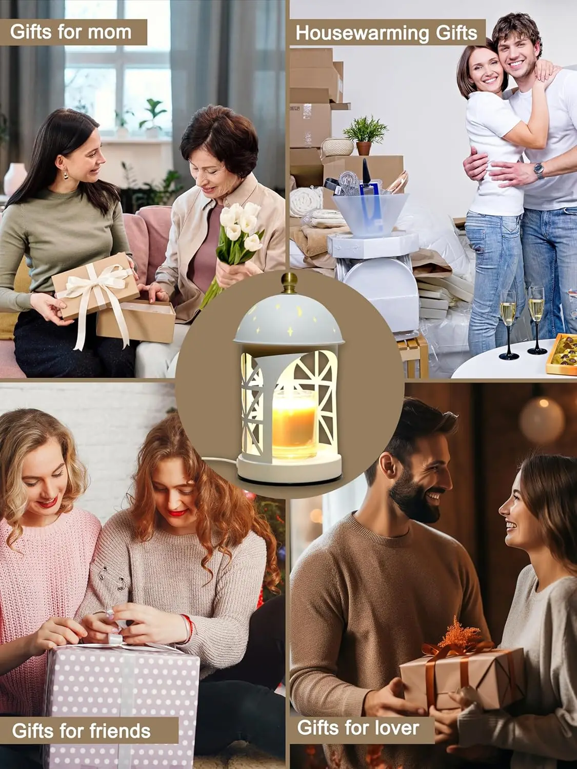 Замок ароматерапия лампа для плавления воска домашняя винтажная настольная