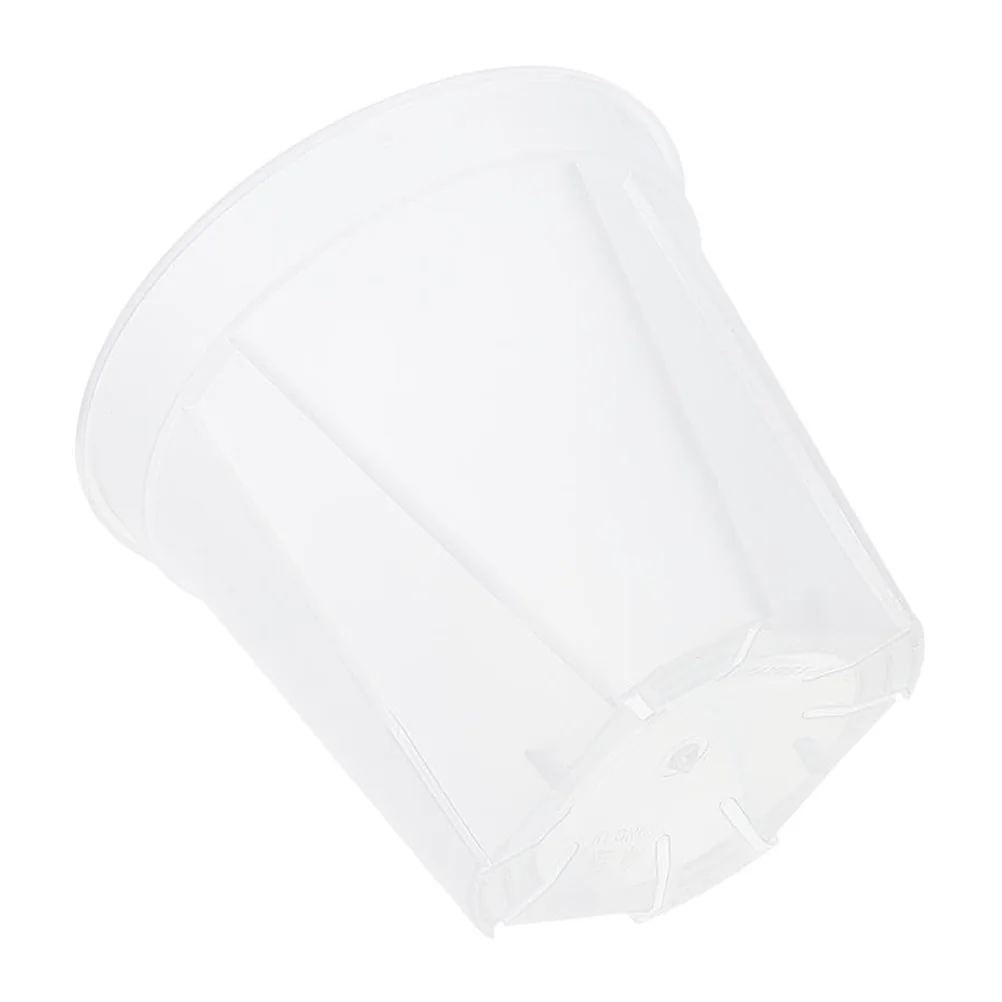 

Clear Plant Growing Pot Basin Control Root Plastic Containers Rounded Flower Pots