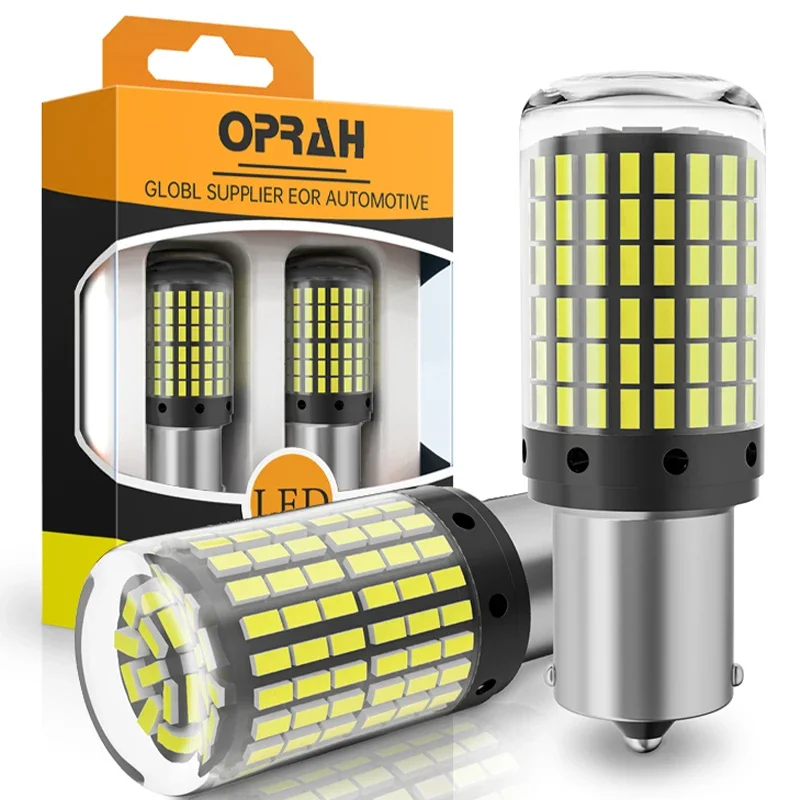 Супер Яркий Автомобильный Габаритный Фонарь Oprah PY21W P21W LED 1156 1157 BAY15D P21/5W Canbus