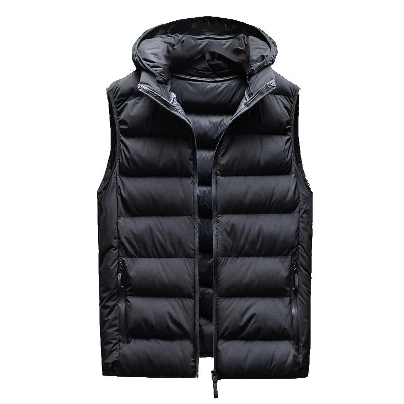 

L-10XL Vest Jacket Men Warm Sleeveless Jackets Male Autumn Winter Casual Waistcoat Vest Asian Size Veste Homme High Quality 805