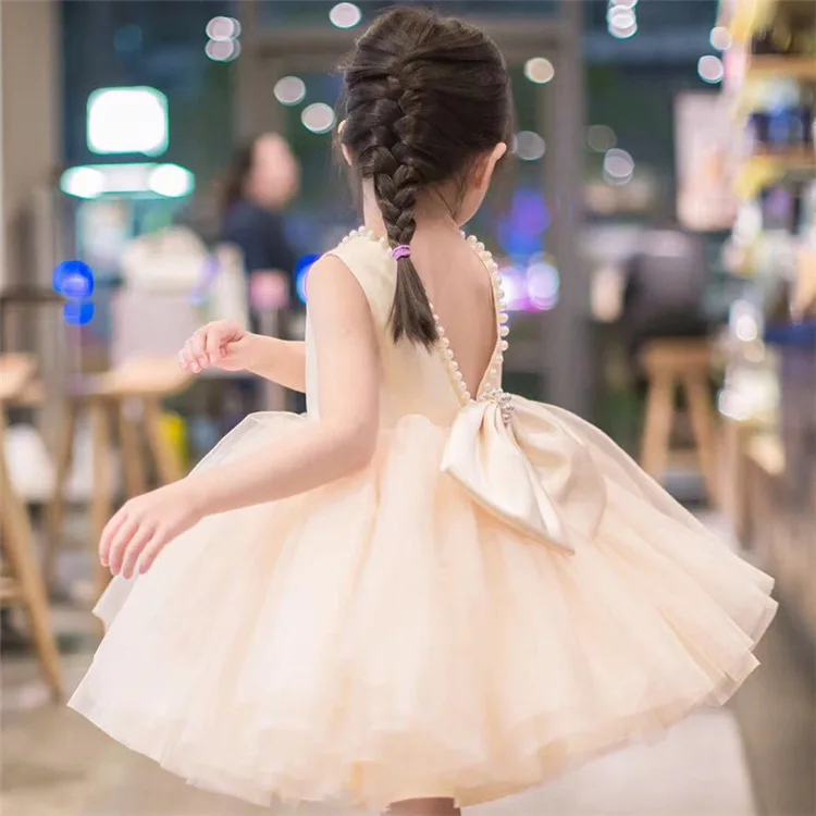 

Платье принцессы для девочек, детское свадебное платье, платье для девочек с цветами, платье для выступления пианино, платья для вечерние ри...
