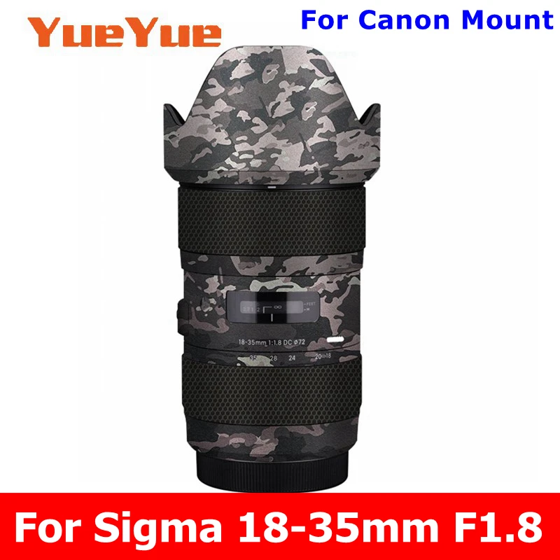 

For Sigma 18-35mm F1.8 DC HSM Art (For Canon Mount) Anti-Scratch Camera Lens Sticker Protective Film Body Protector Skin Cove