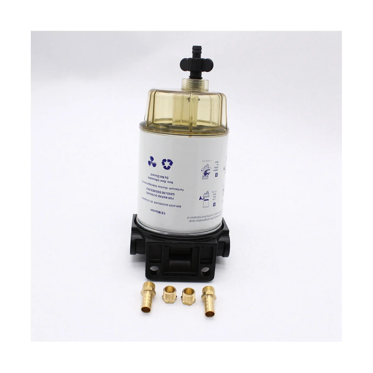 

3/8 inch S3213 Fuel Water Separator Filter Assembly for Outboard Motor Mercury Yamaha Racor Sierra Engine