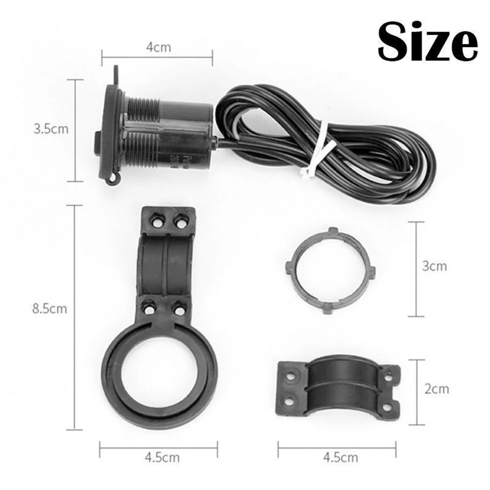 motorcycle usb charger 12v charge port waterproof moto handlebar phone charger universal accessories for motorbike scooter free global shipping