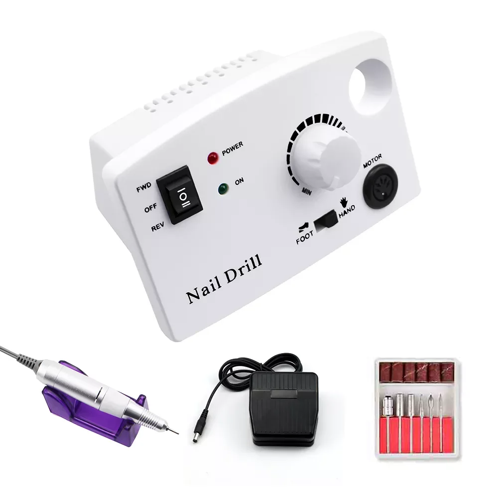 

NEW IN 35000/20000RPM Electric Nail Drill Machine Nail Cutter Bit Nail File Pedicure Maniure Machine kit Nail Tools