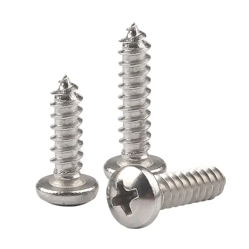 

M4 M5 STAINLESS STEEL PAN ROUND HEAD SELF TAPPING WOOD SCREWS CHIPBOARD