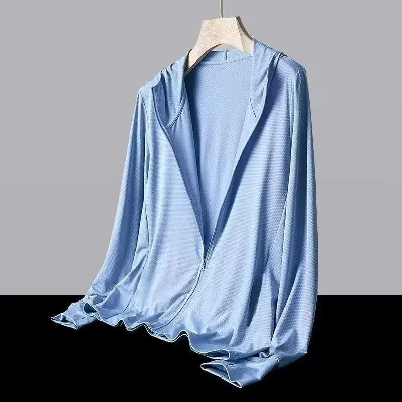 Женская летняя воздухопроницаемая куртка с большим капюшоном свободного покроя