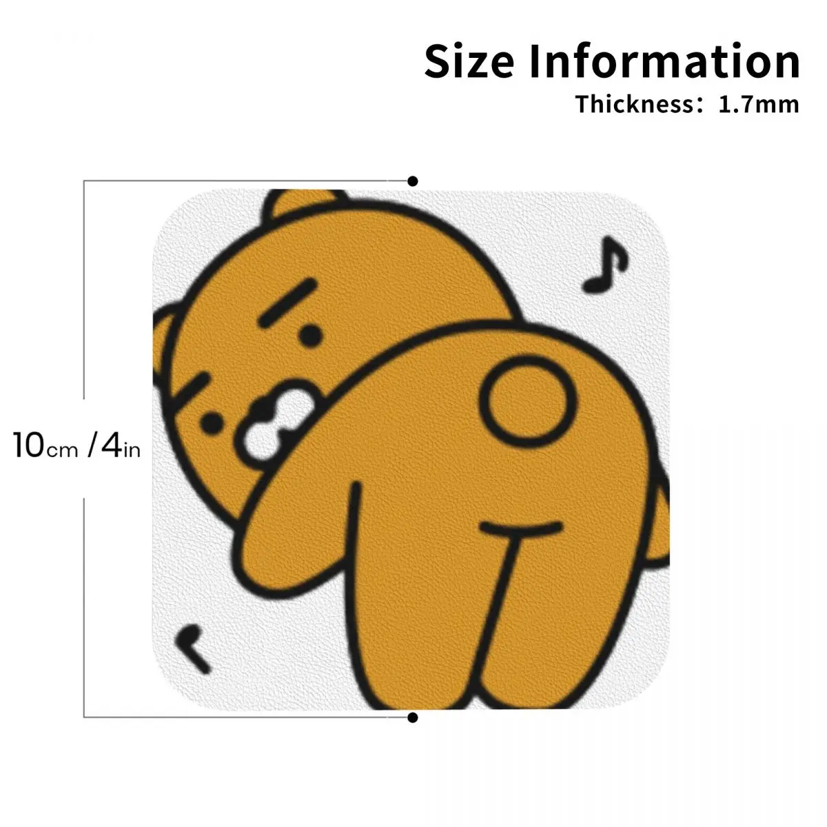 Друзья KakaoTalk Привет! Подставки Ryan кухонные салфетки изоляционные коврики для