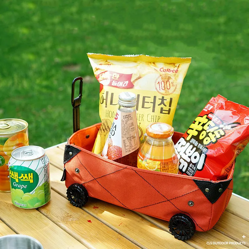 Холщовая Складная мини-корзина для покупок 26 х16х10 см | Спорт и развлечения