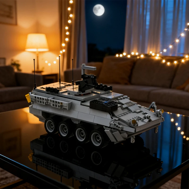 1702 детали MOC: Сборная модель боевой техники M1131 (огневая поддержка) для самостоятельной сборки, развивающая творческая игрушка для детей, рождественский подарок (art.: 3920da75634d7) - 3920da75634d7