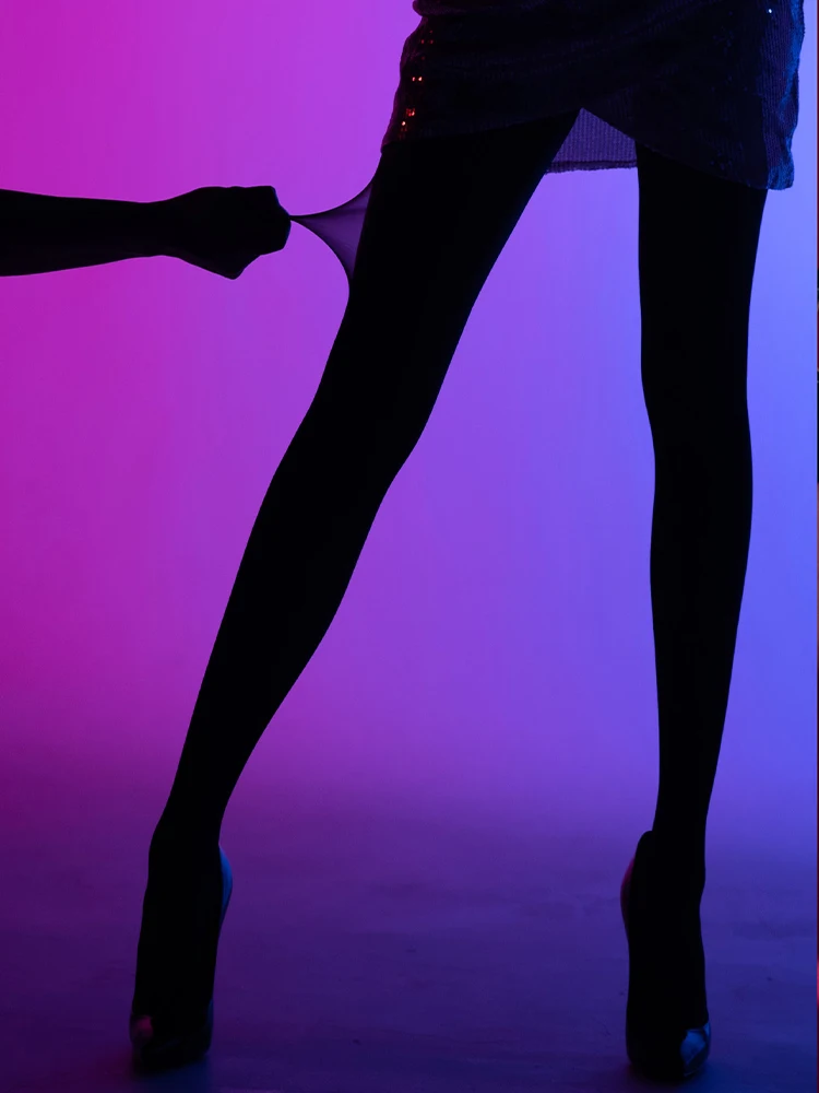 

Черно-белые бесшовные глянцевые сексуальные чулки с промежностью, сексуальное женское нижнее белье, женское нижнее белье, Очаровательные колготки, женское нижнее белье