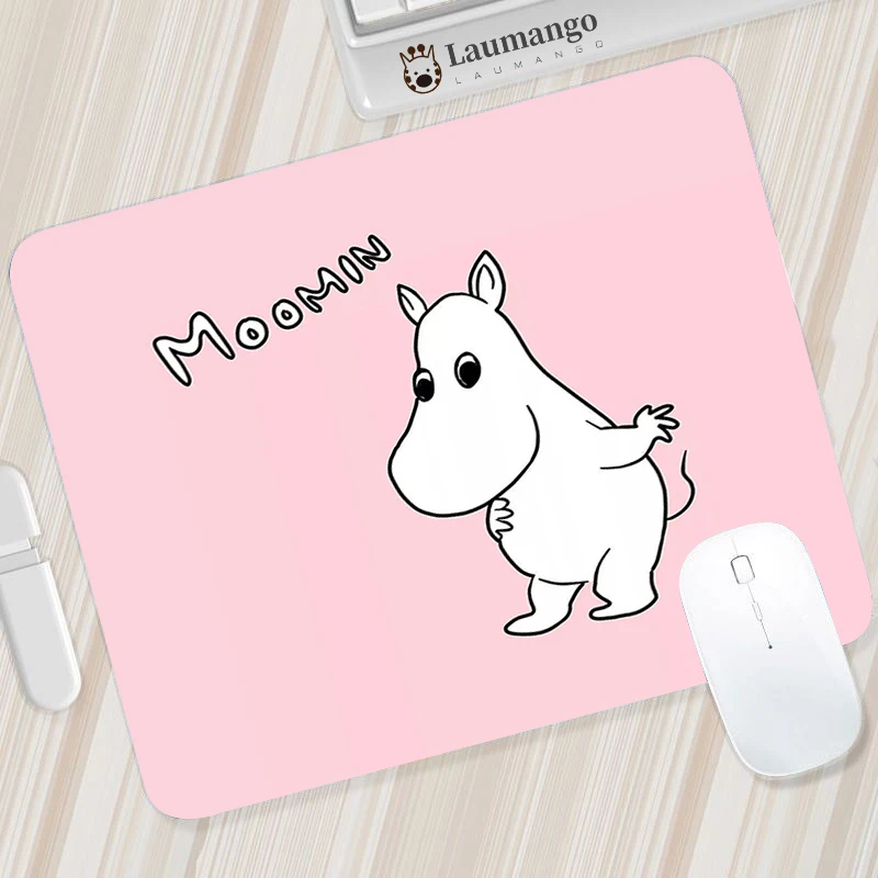 

Cartoon Hippo Moomines Mause Pad Gamer Rug Deskmat Gaming Desk Accessories Mouse Pads Mini Computer Mousepad Pc Mats Rubber Mat