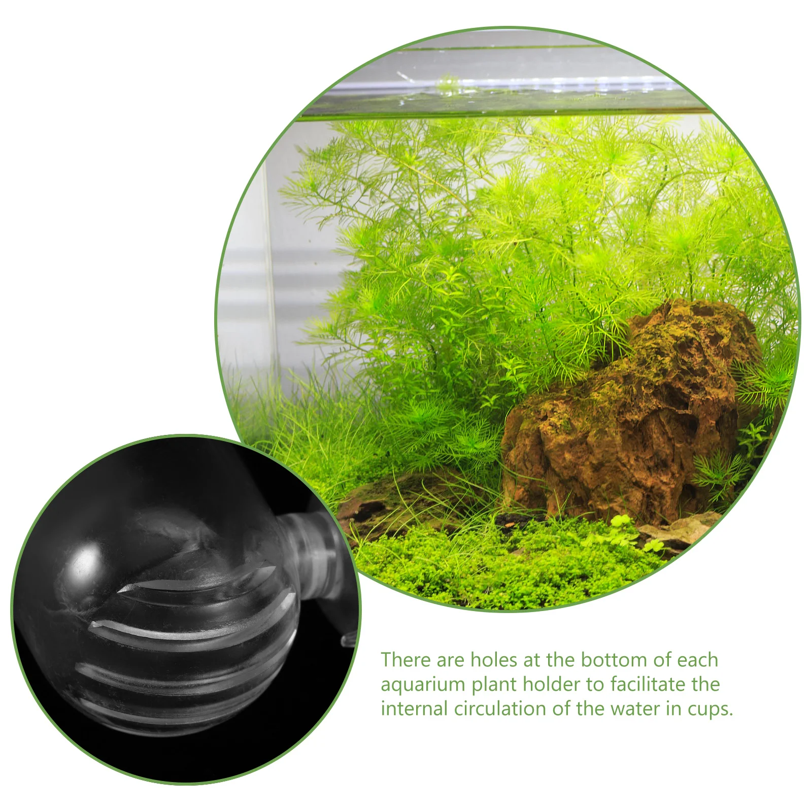 4 шт. подвесные аквариумные кашпо акриловая кормушка для аквариума красные