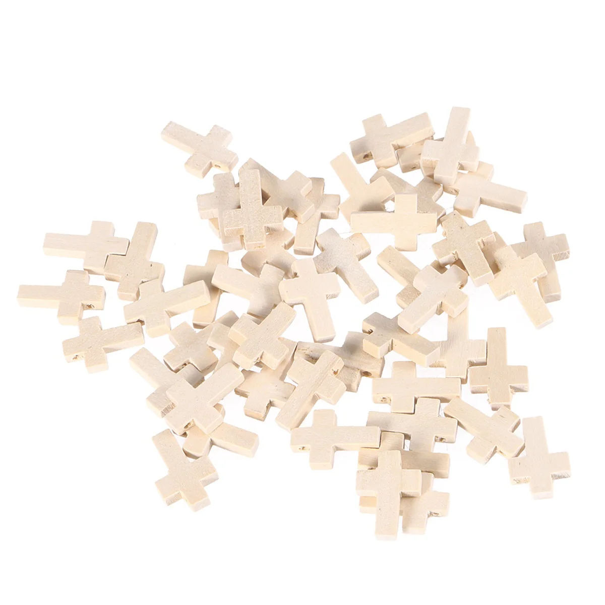 

50 PC Crucifix Cross Charm Woodsy Decor Vintage Cross Pendant Wooden Jewelry Pendants Vintage Decor Crafts Necklace Cross Charm