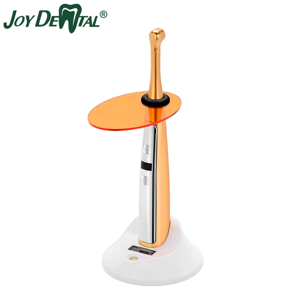 

JOY DENTAL Dental LED Curing Light Wide Spectrum 1 Second Metal Body Built-in Light Meter And Meter Max 2500mW/cm²