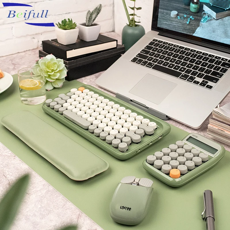 

Lofree Limited edition Pinellia Calculator wireless mouse and keyboard set for free shipping
