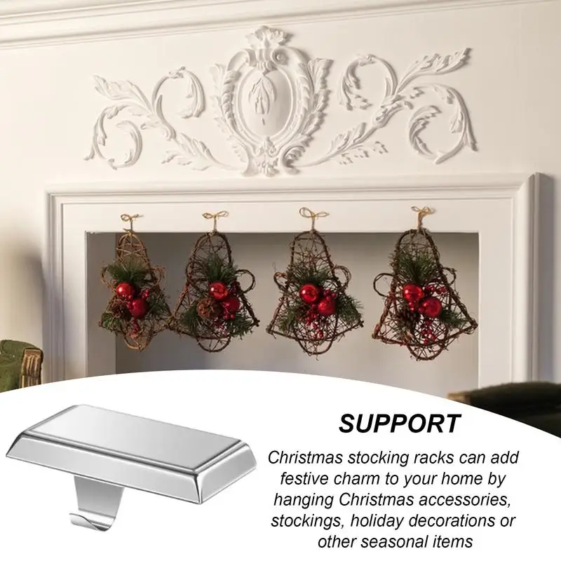 Держатели для чулок на мантии противоскользящий держатель камина металлический