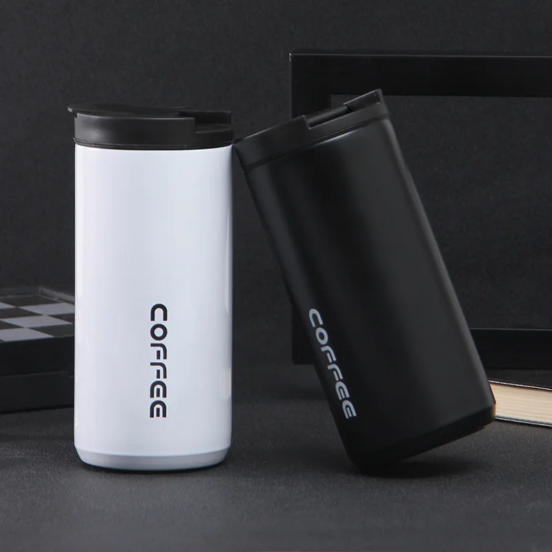 

New Sports Water Cup Stainless Steel Mark Coffee Cup Vacuum Insulating Cup Portable Fashionable Water Bottle Insulating Bottle